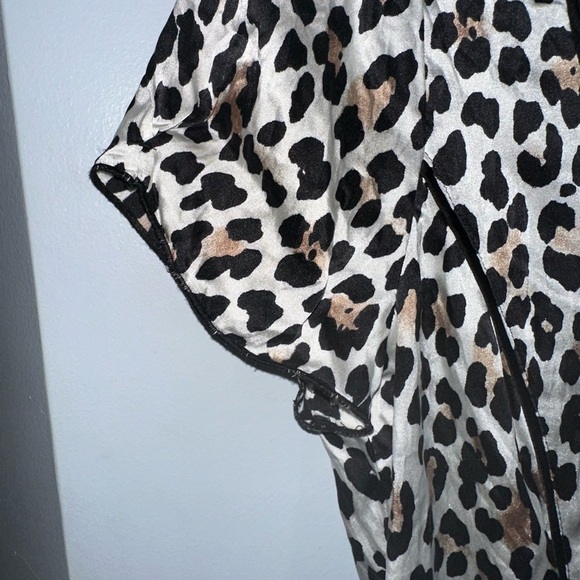 100% silk WHBM animal print blouse - Picture 4 of 7
